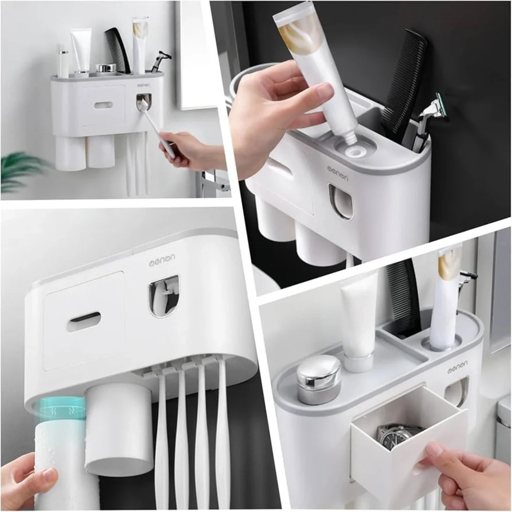 Toothpaste Dispenser + Organizer - Picture 4 of 8